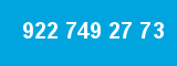 922 749 27 73 922 749 27 73